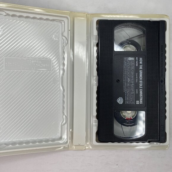 Warner Bros Dr Seuss Grinch Stole Christmas Horton Hears Who VHS Tape Clamshell - Picture 4 of 9
